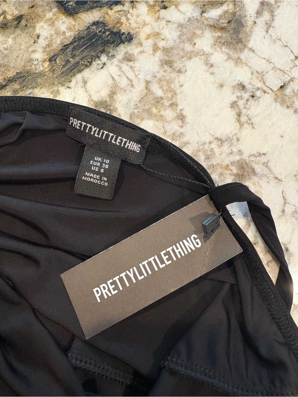 PrettyLittleThing  Lace-Trim Slip Dress - Picture 4 of 4